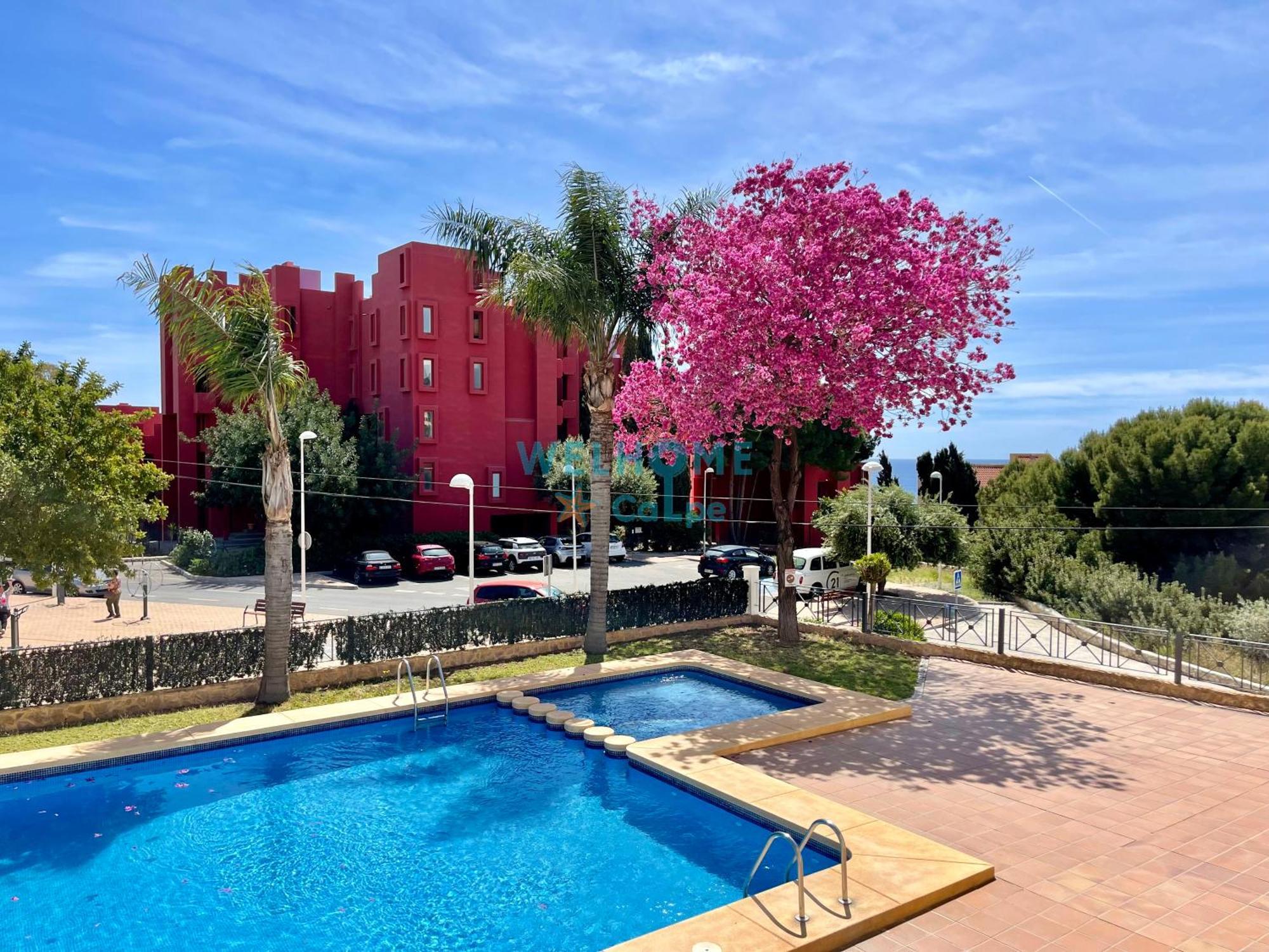 Manzana Bonito Y Comodo Apartamento Con Piscina Calp Exterior foto