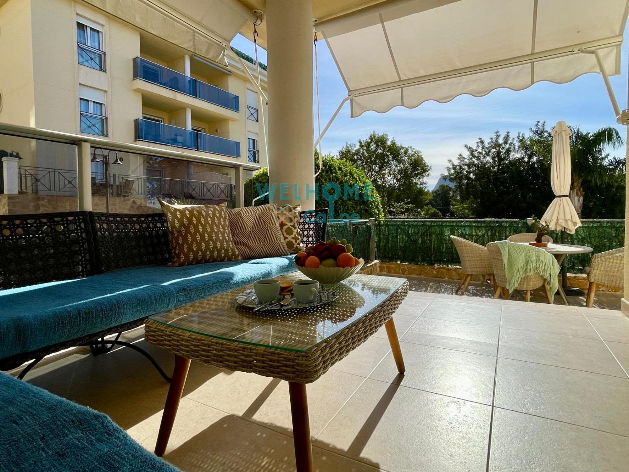 Manzana Bonito Y Comodo Apartamento Con Piscina Calp Exterior foto