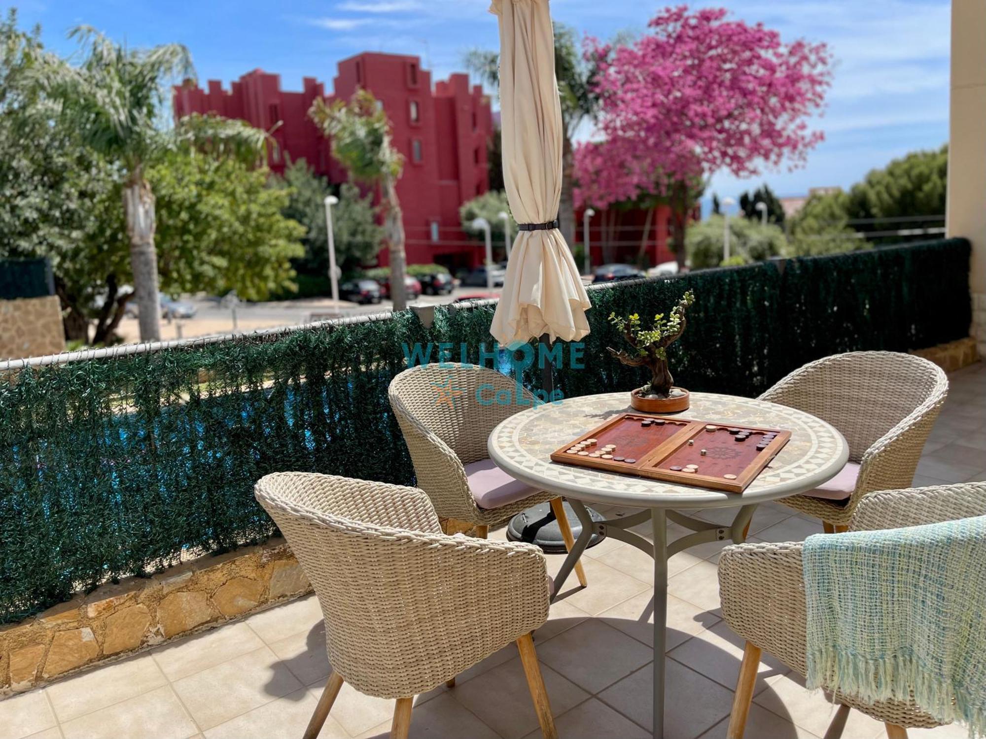 Manzana Bonito Y Comodo Apartamento Con Piscina Calp Exterior foto