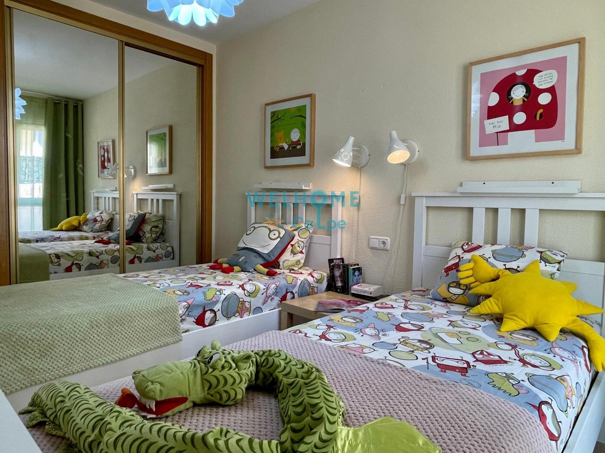 Manzana Bonito Y Comodo Apartamento Con Piscina Calp Exterior foto