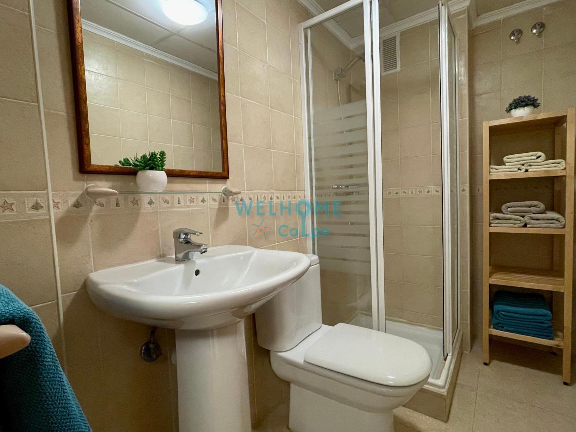 Manzana Bonito Y Comodo Apartamento Con Piscina Calp Exterior foto