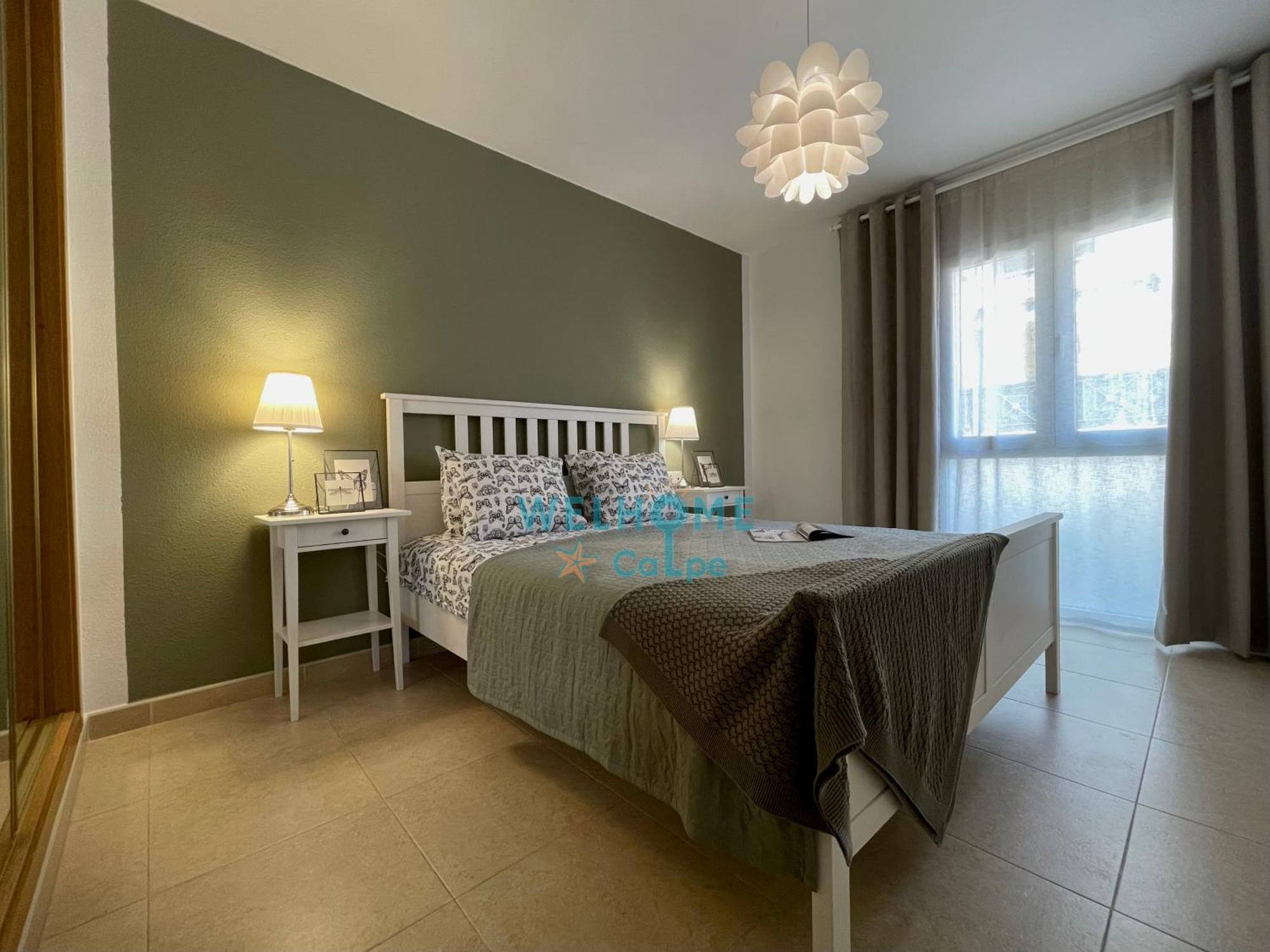 Manzana Bonito Y Comodo Apartamento Con Piscina Calp Exterior foto