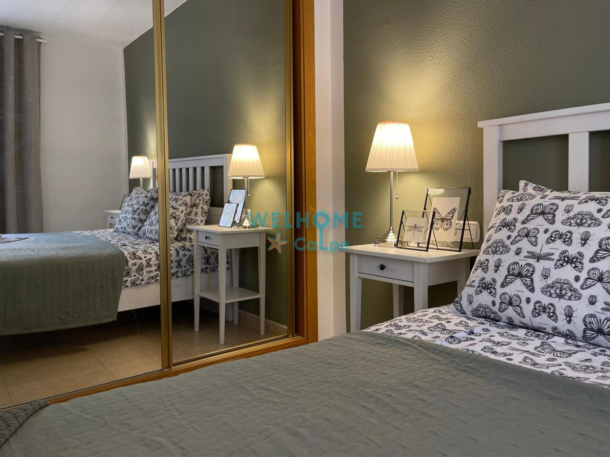 Manzana Bonito Y Comodo Apartamento Con Piscina Calp Exterior foto