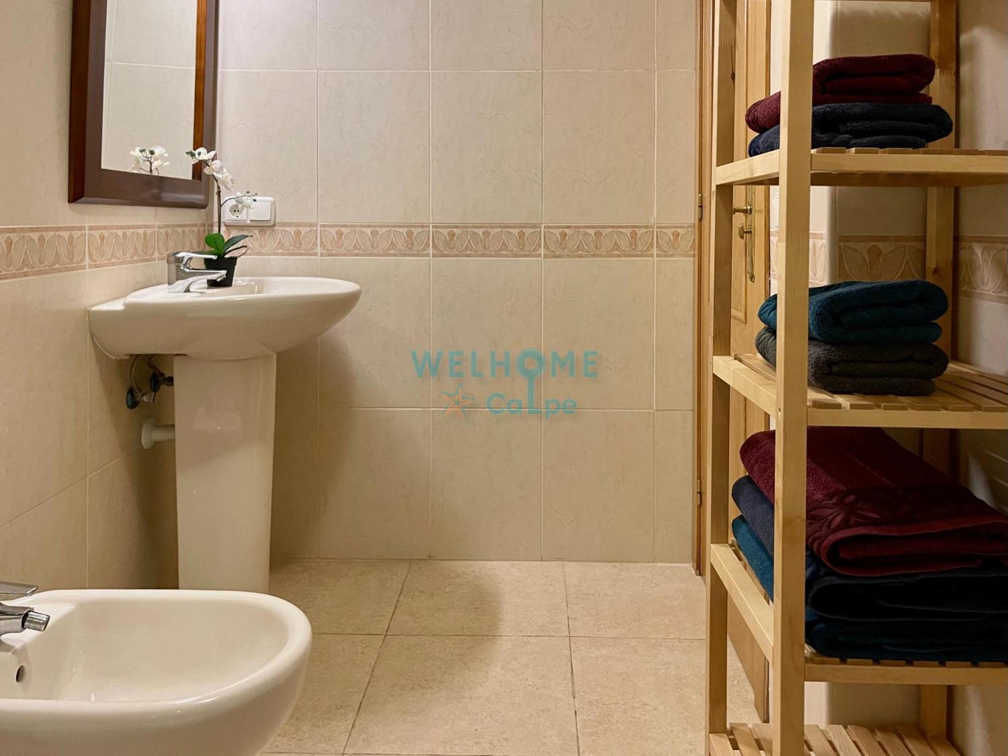 Manzana Bonito Y Comodo Apartamento Con Piscina Calp Exterior foto