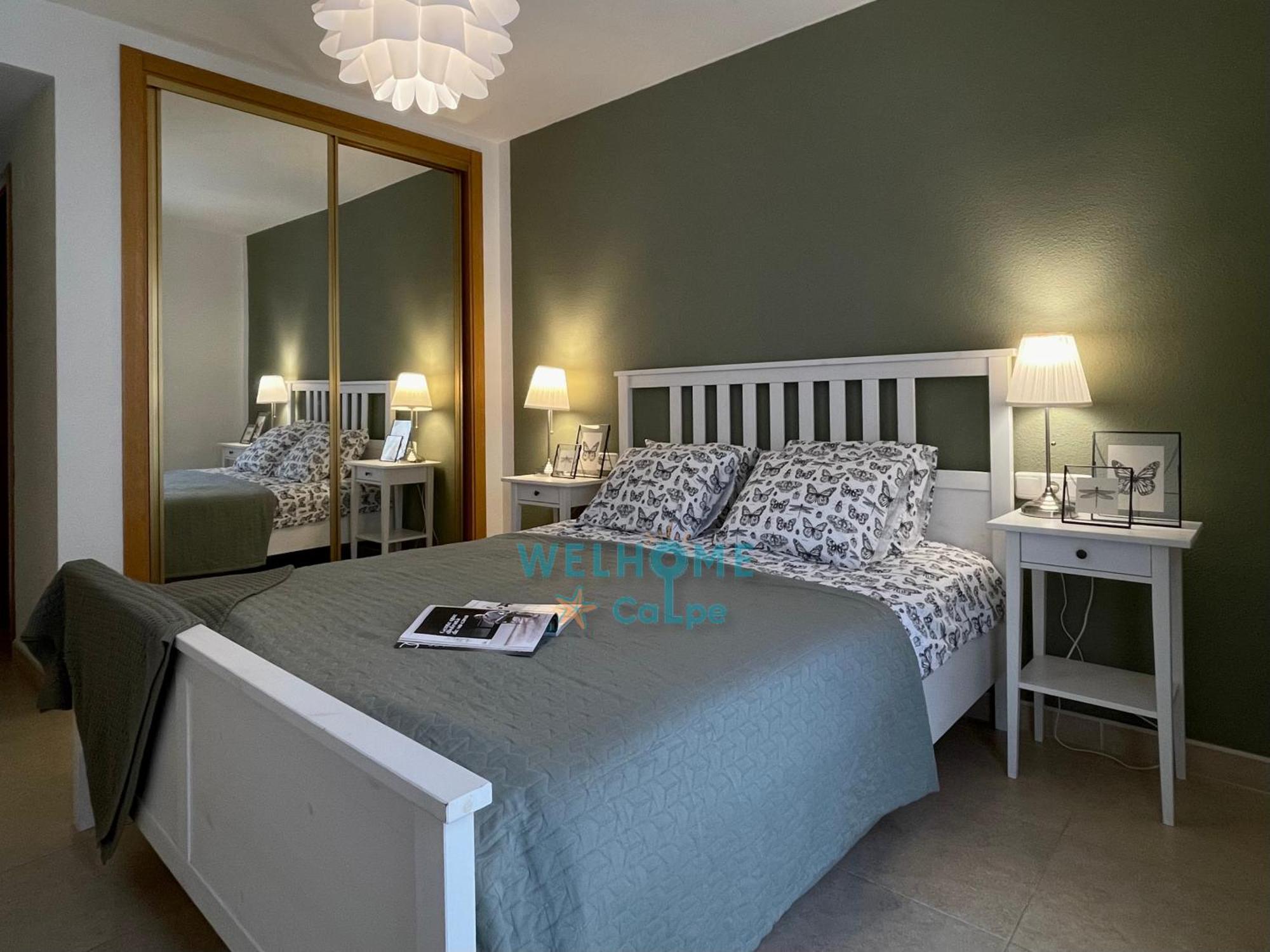 Manzana Bonito Y Comodo Apartamento Con Piscina Calp Exterior foto