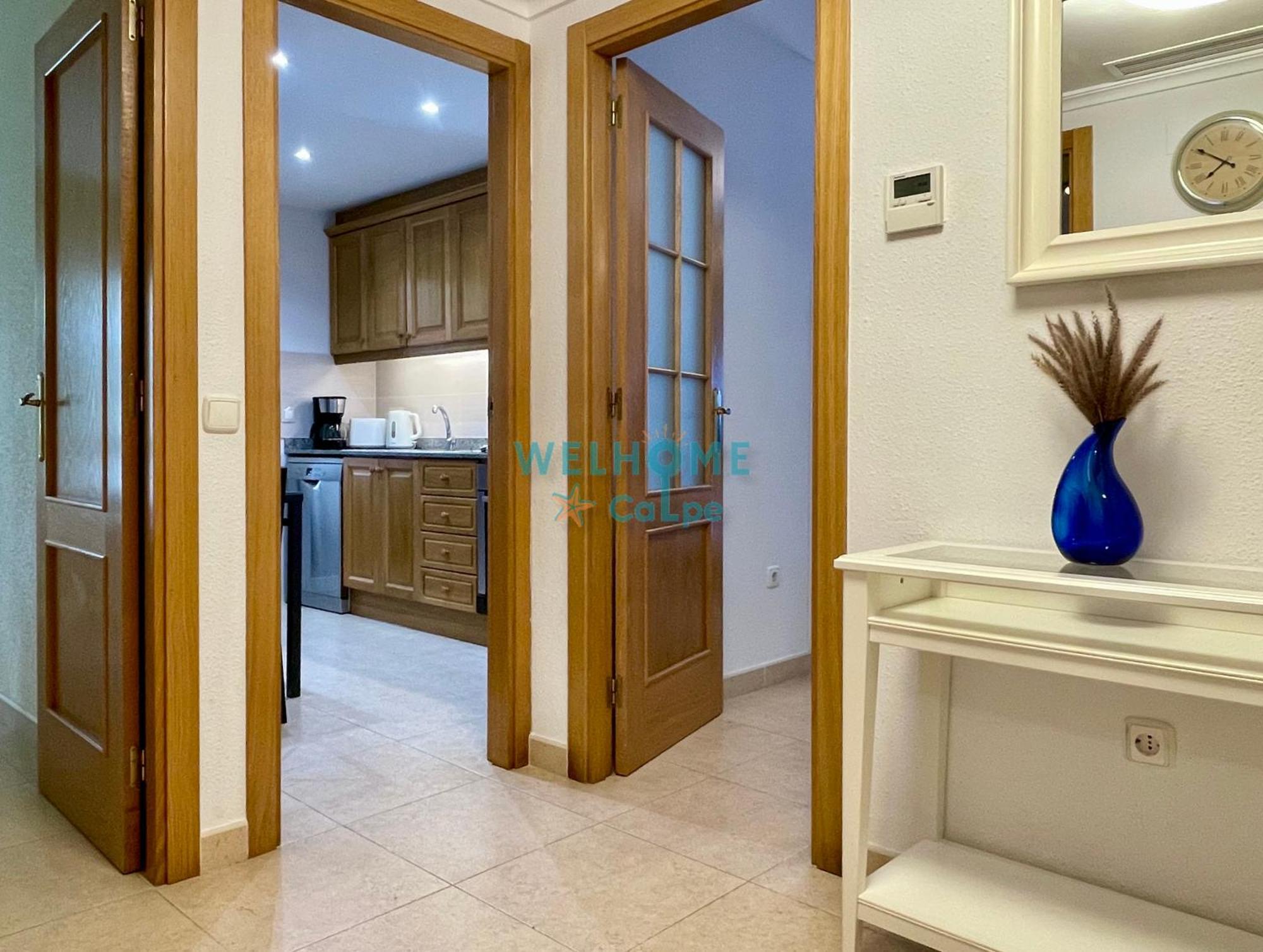 Manzana Bonito Y Comodo Apartamento Con Piscina Calp Exterior foto